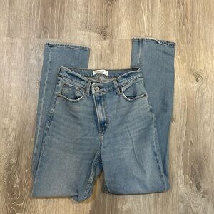 Abercrombie & Fitch Light Blue “the 90s slim straight ultra high rise size 26/2R